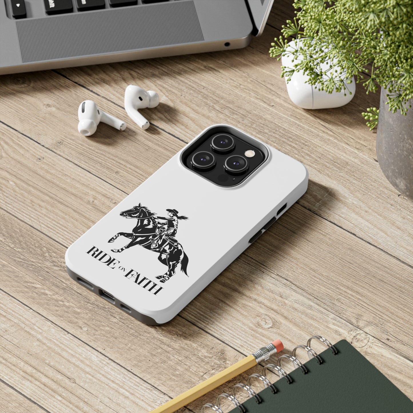 Ride on Faith iPhone Cases