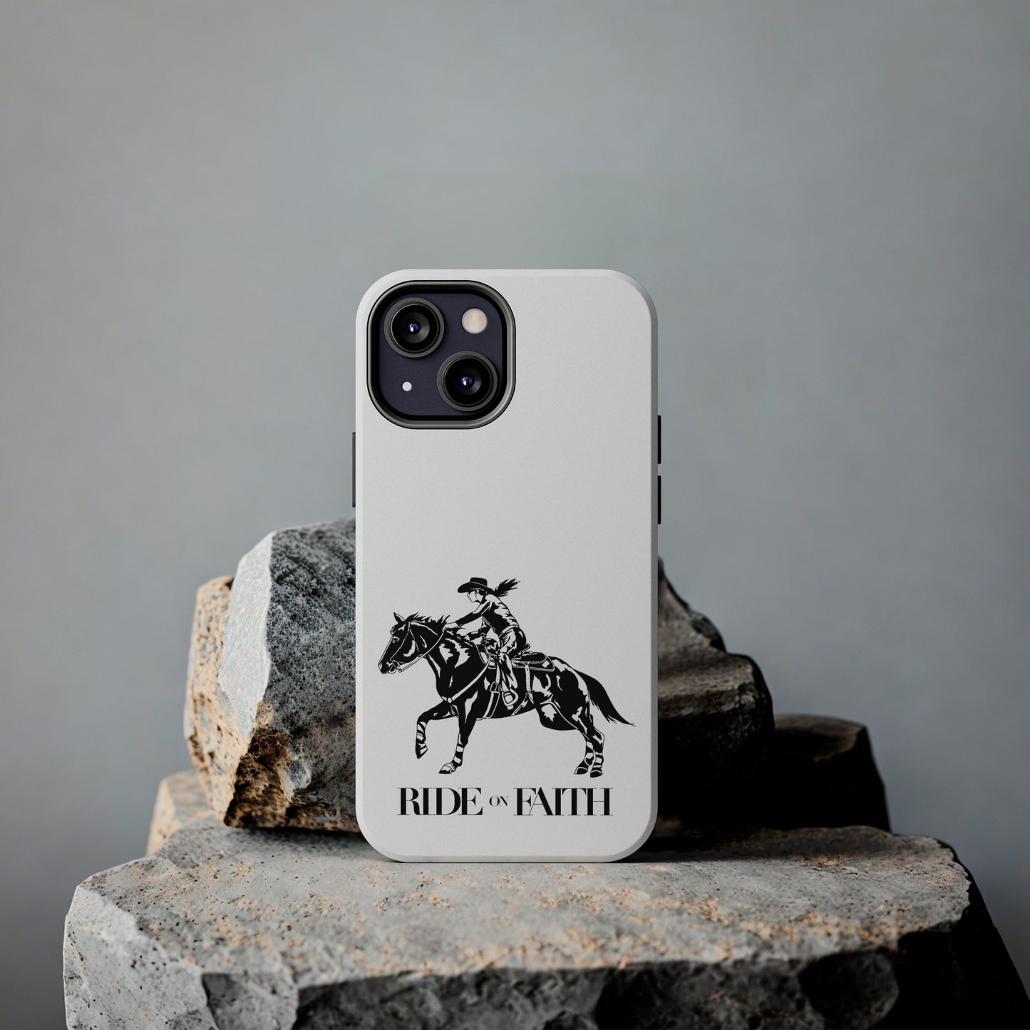 Ride on Faith iPhone Cases