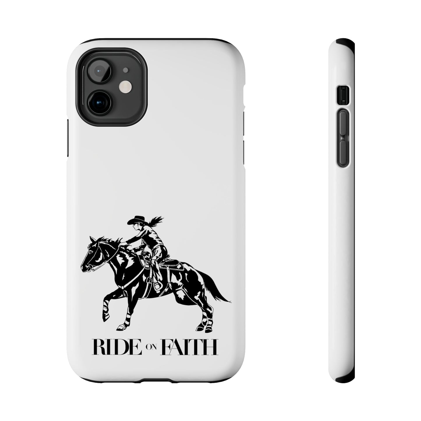 Ride on Faith iPhone Cases