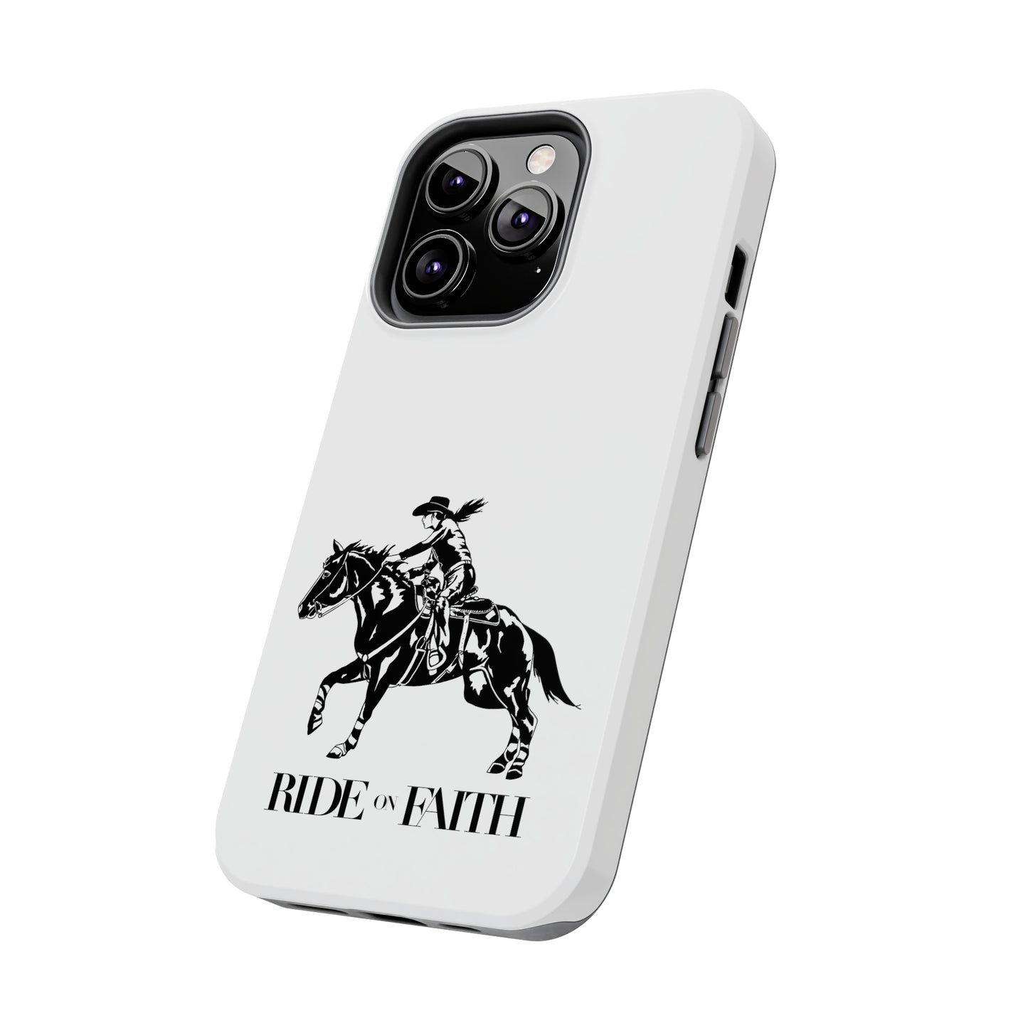 Ride on Faith iPhone Cases