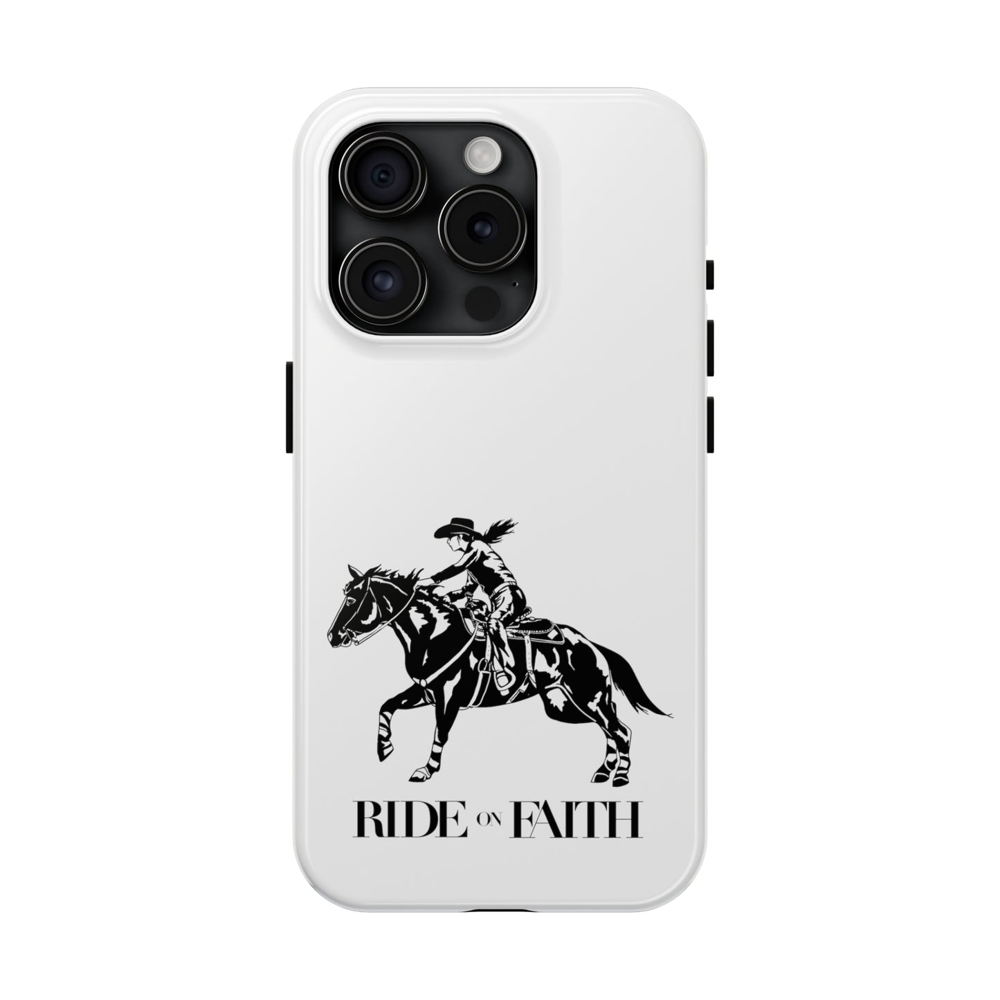 Ride on Faith iPhone Cases