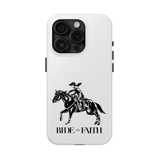 Ride on Faith iPhone Cases