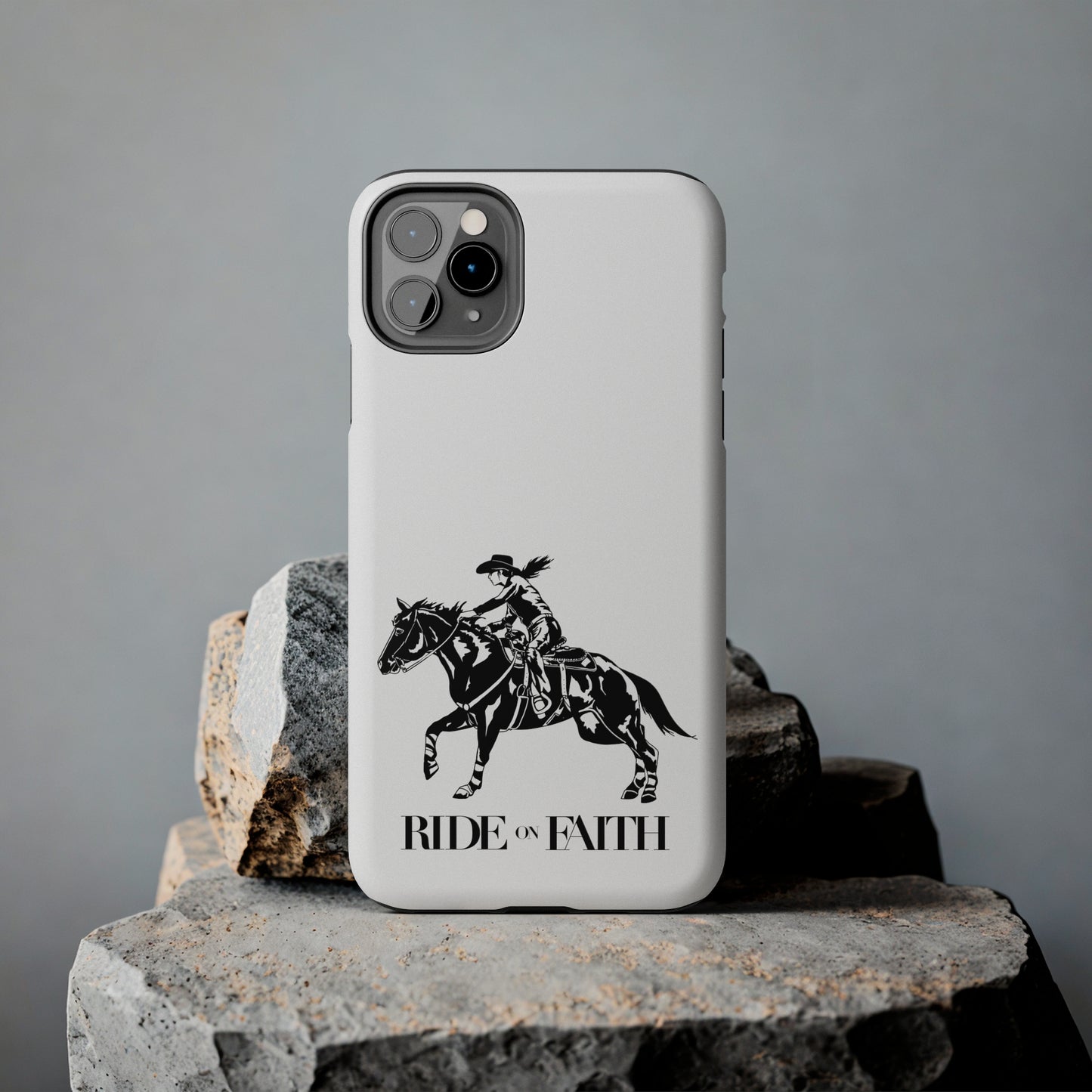 Ride on Faith iPhone Cases