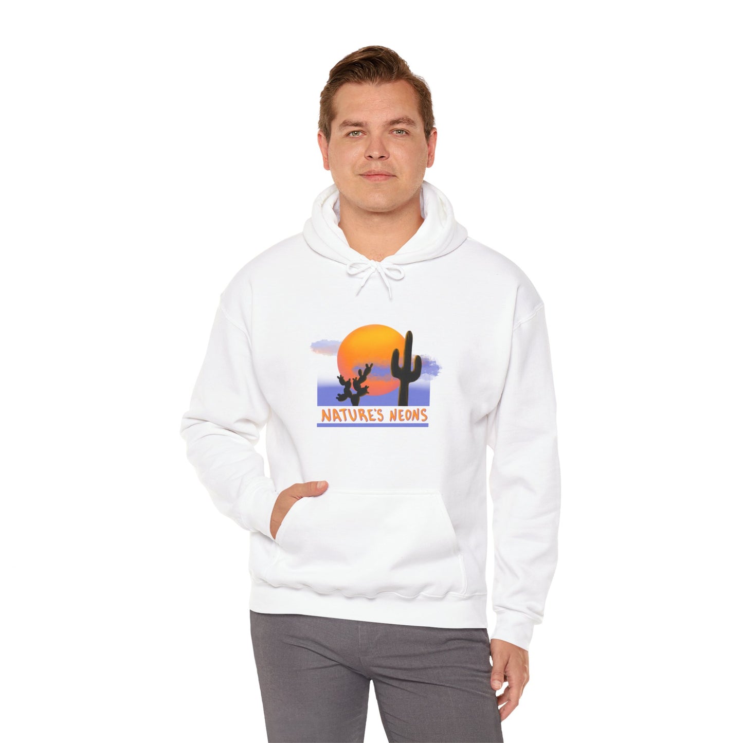 Nature's Neons Unisex Hooded Sweatshirt