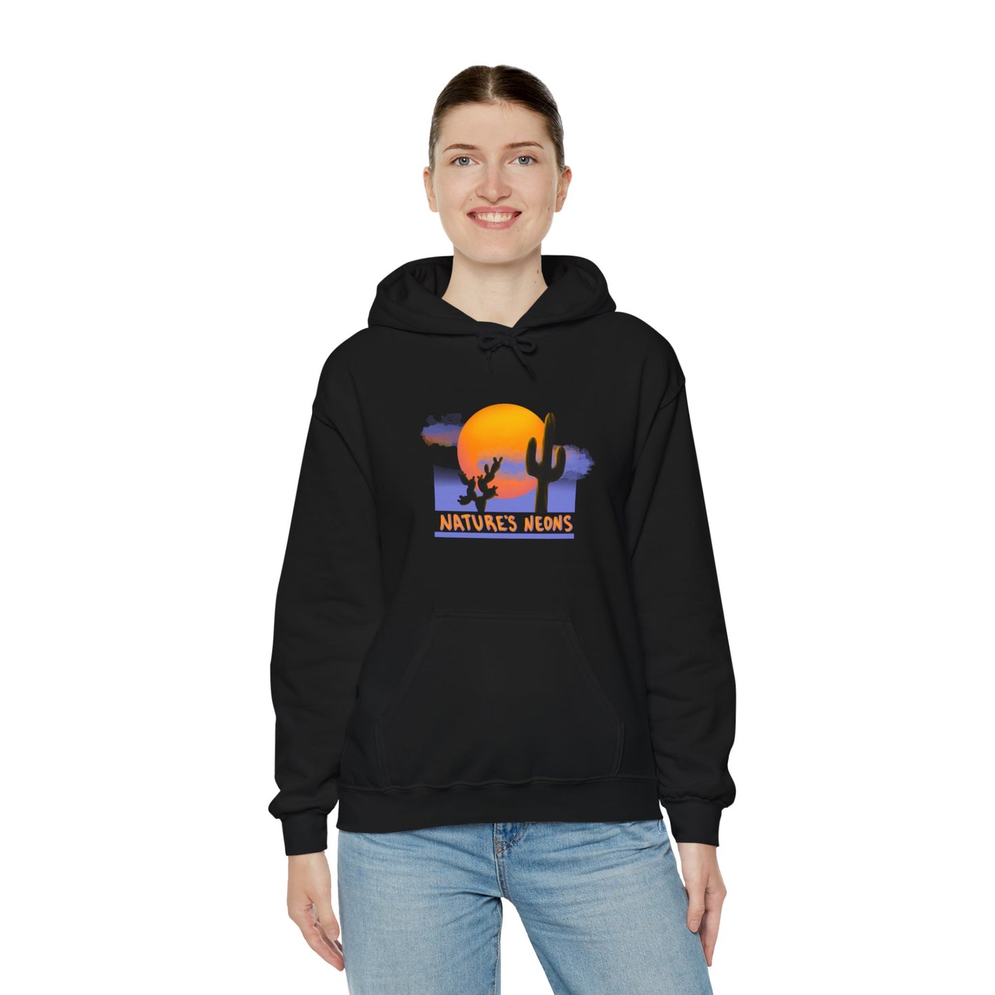 Nature's Neons Unisex Hooded Sweatshirt