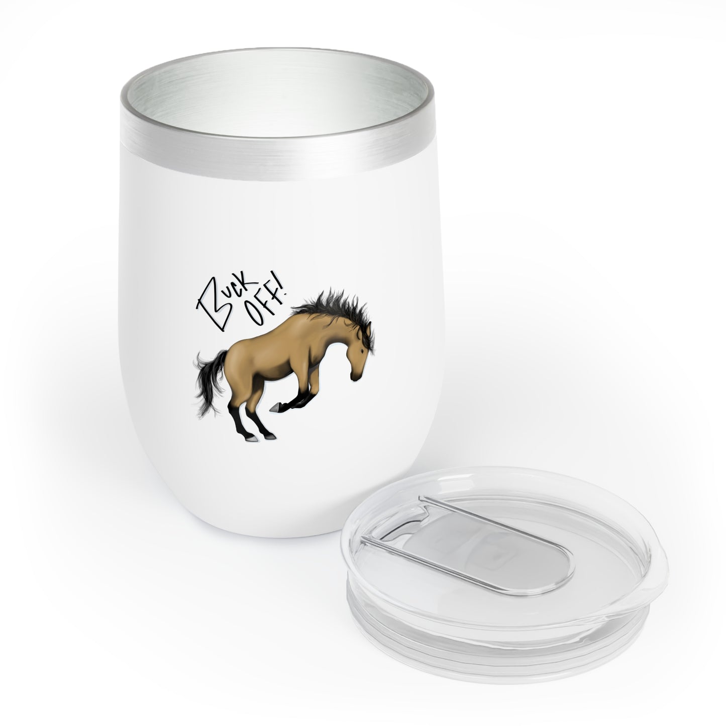 Buck Off Chill Wine Tumbler