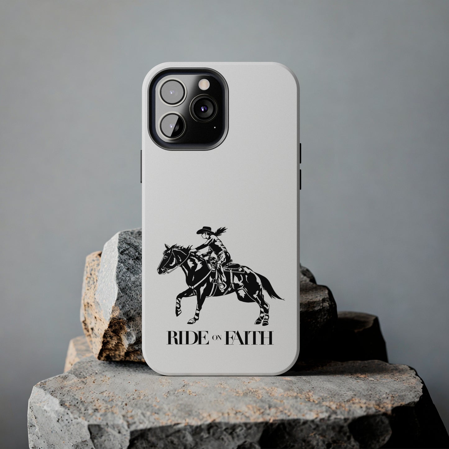 Ride on Faith iPhone Cases