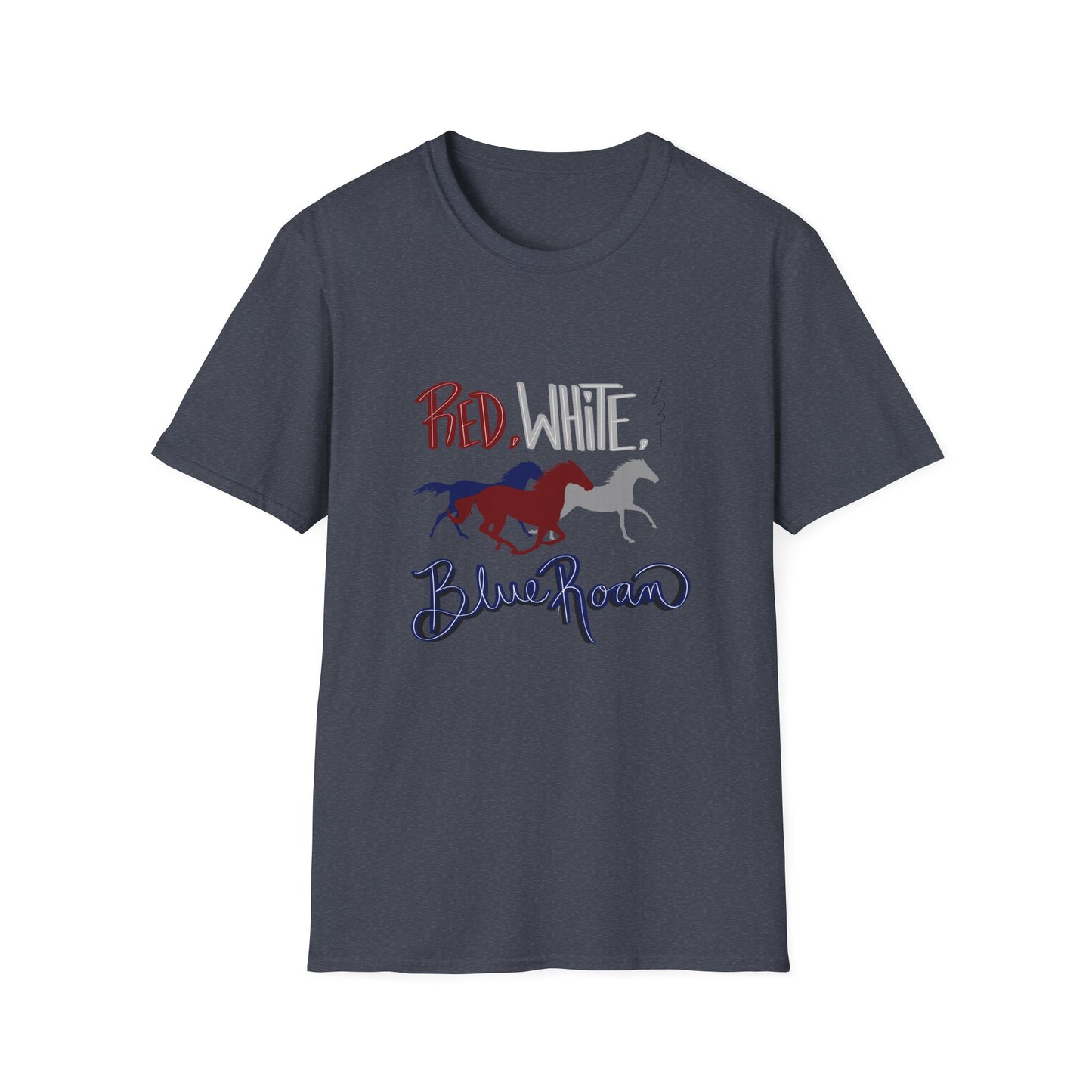 Red, White and Blue Roan Unisex T-Shirt