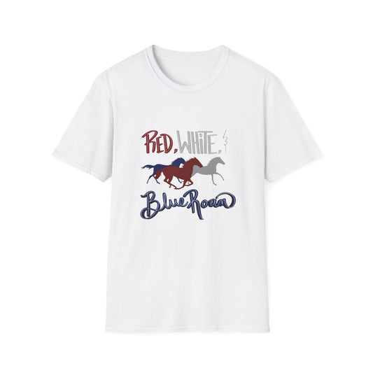 Red, White and Blue Roan Unisex T-Shirt