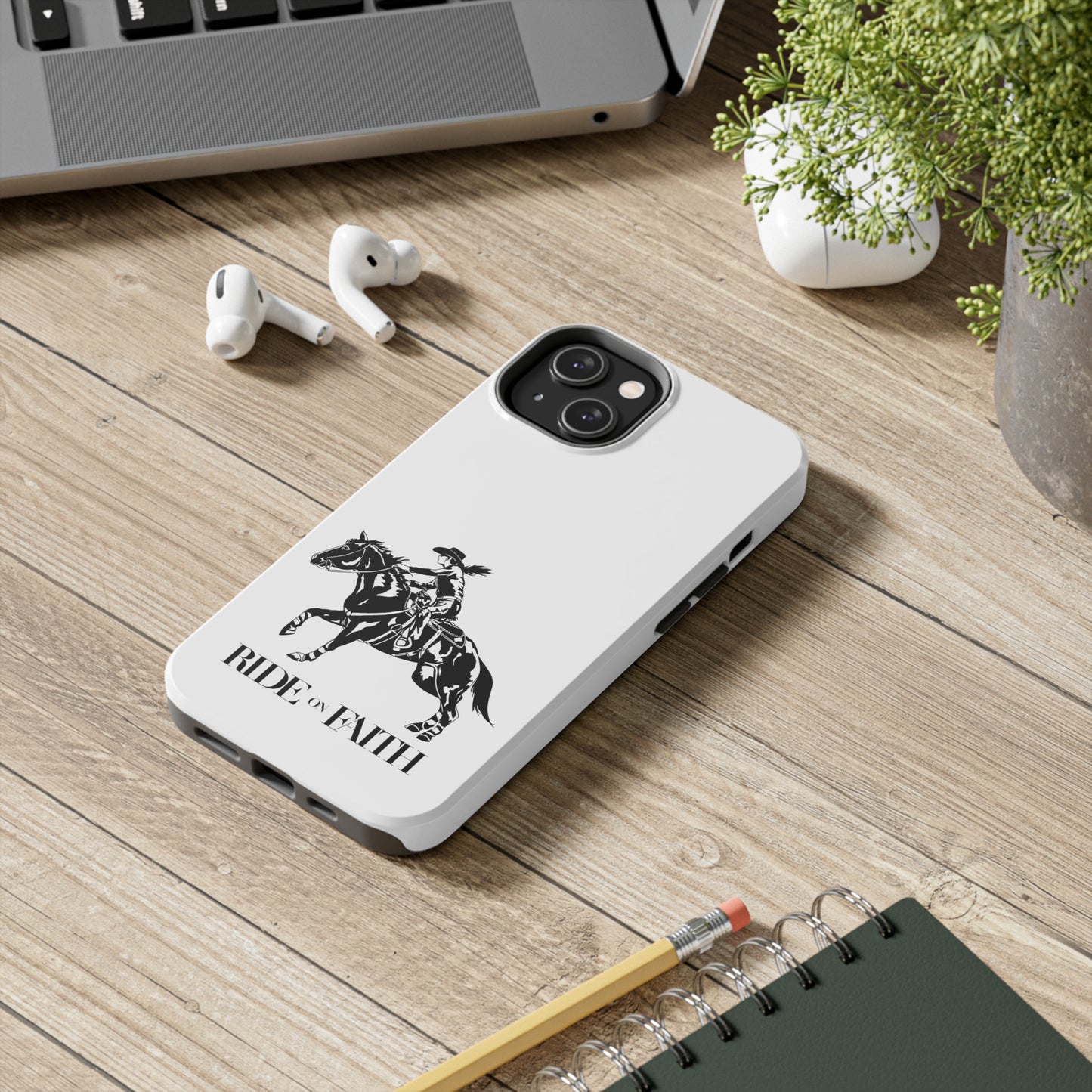 Ride on Faith iPhone Cases