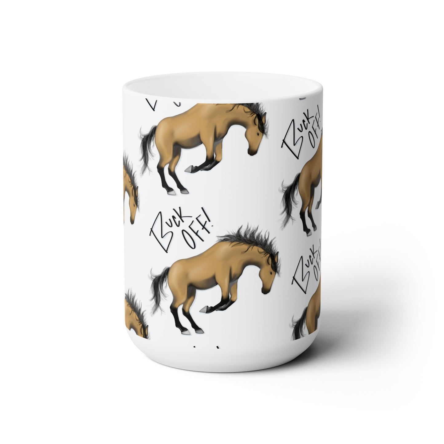 Buck Off Ceramic Mug