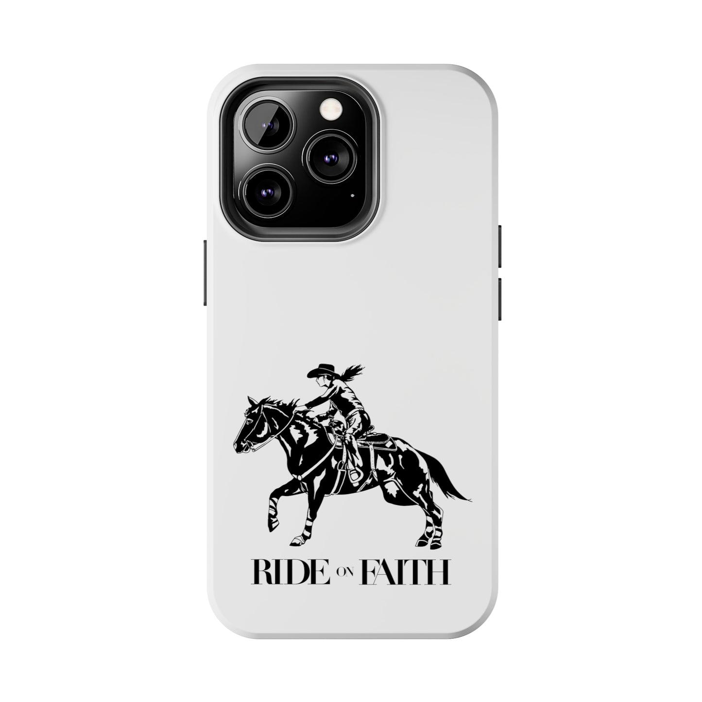 Ride on Faith iPhone Cases