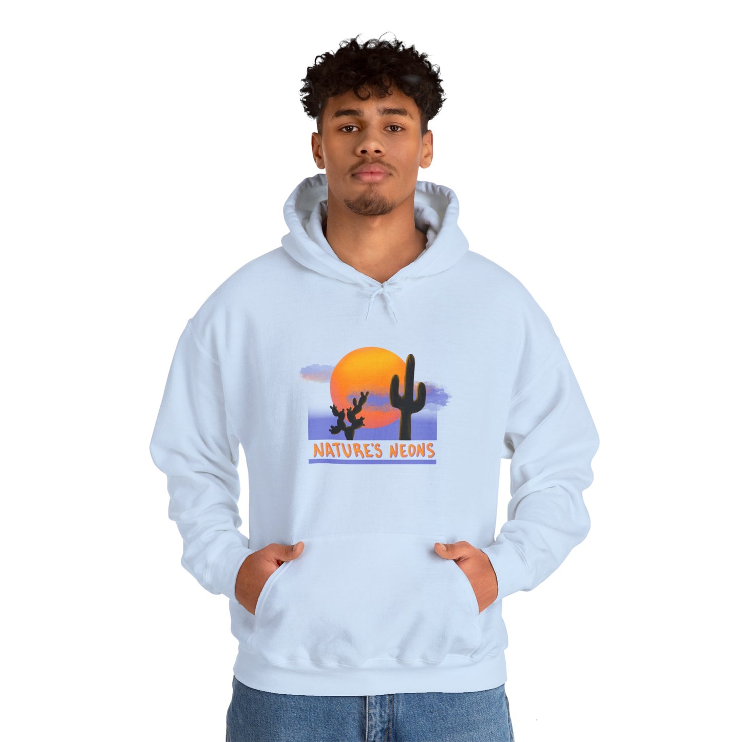 Nature's Neons Unisex Hooded Sweatshirt