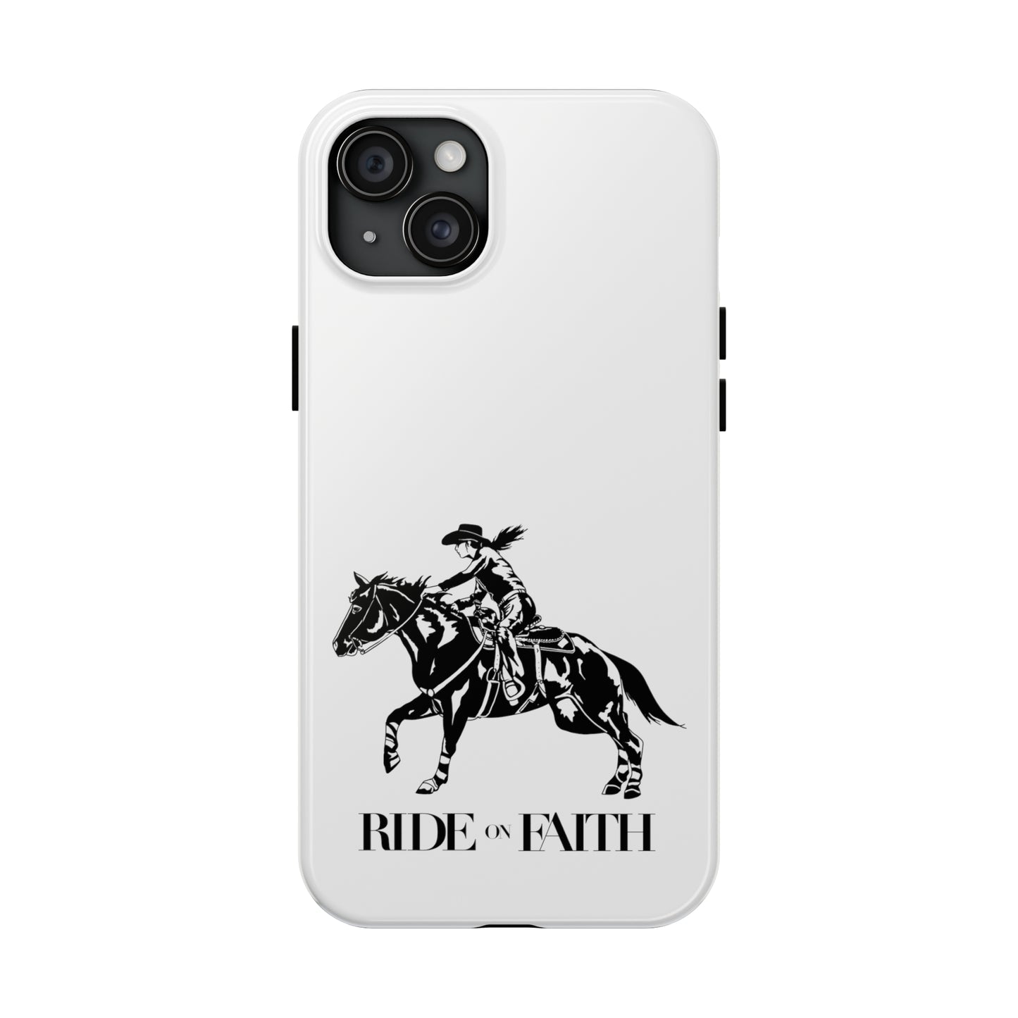 Ride on Faith iPhone Cases