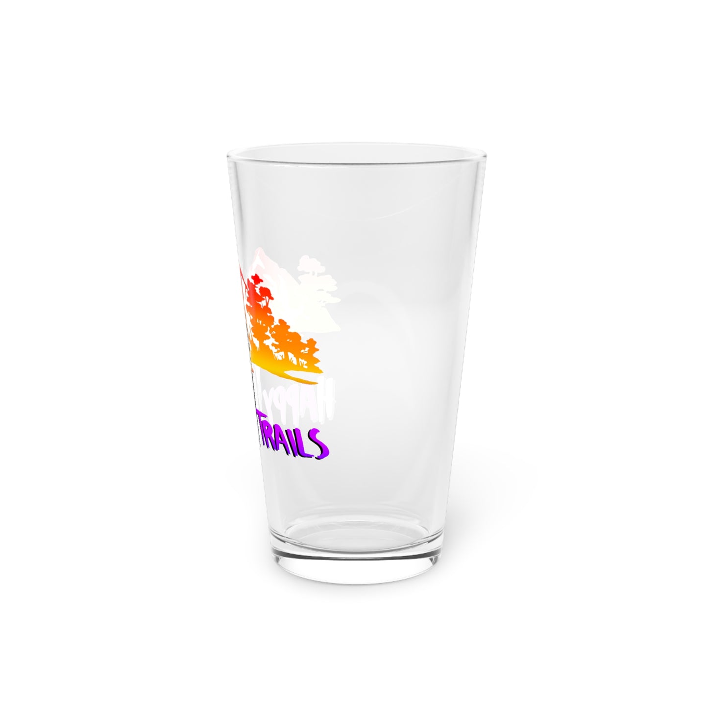 Happy Trails Tropical Pint Glass