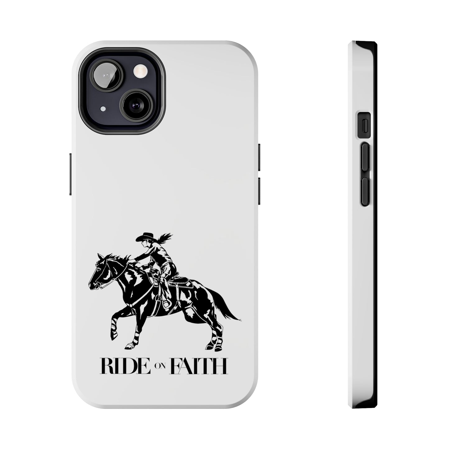 Ride on Faith iPhone Cases