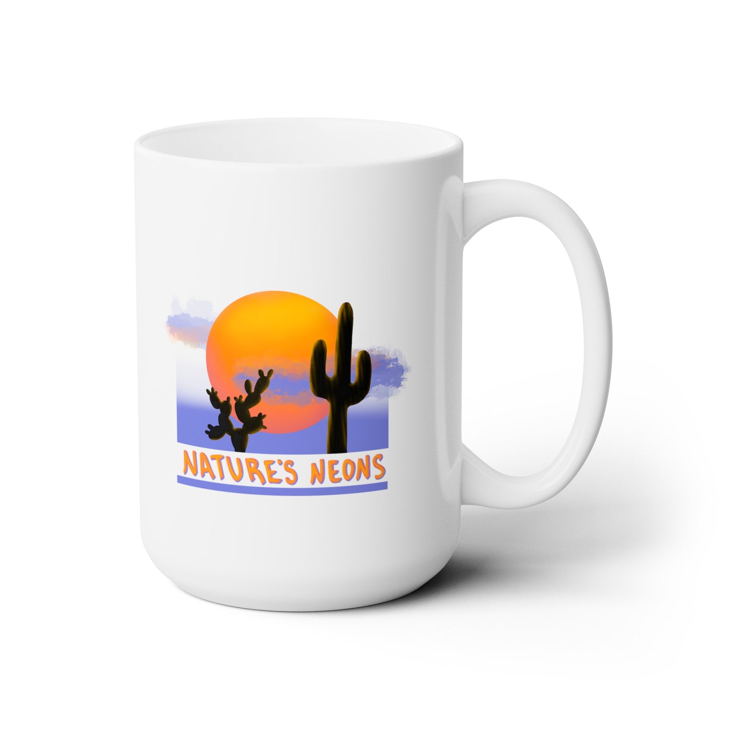 Nature's Neons Ceramic Mug