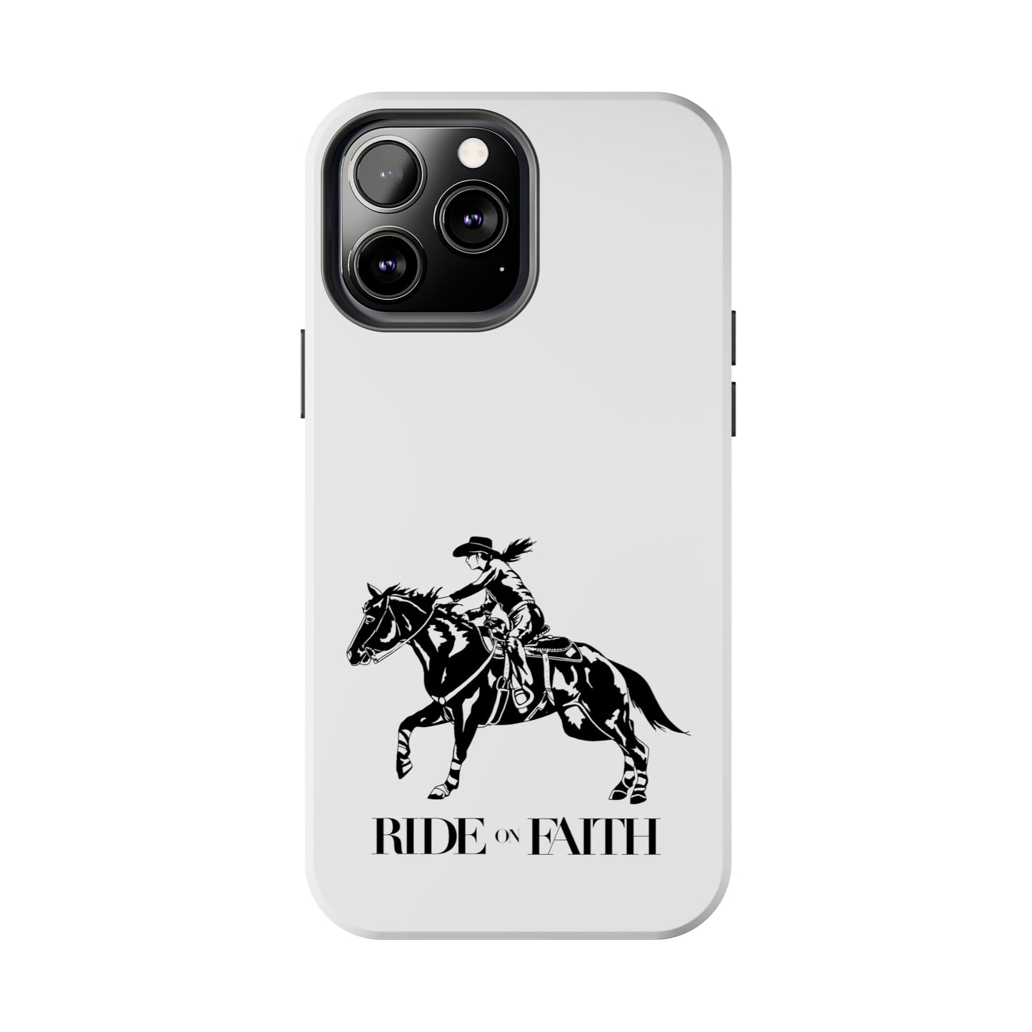 Ride on Faith iPhone Cases