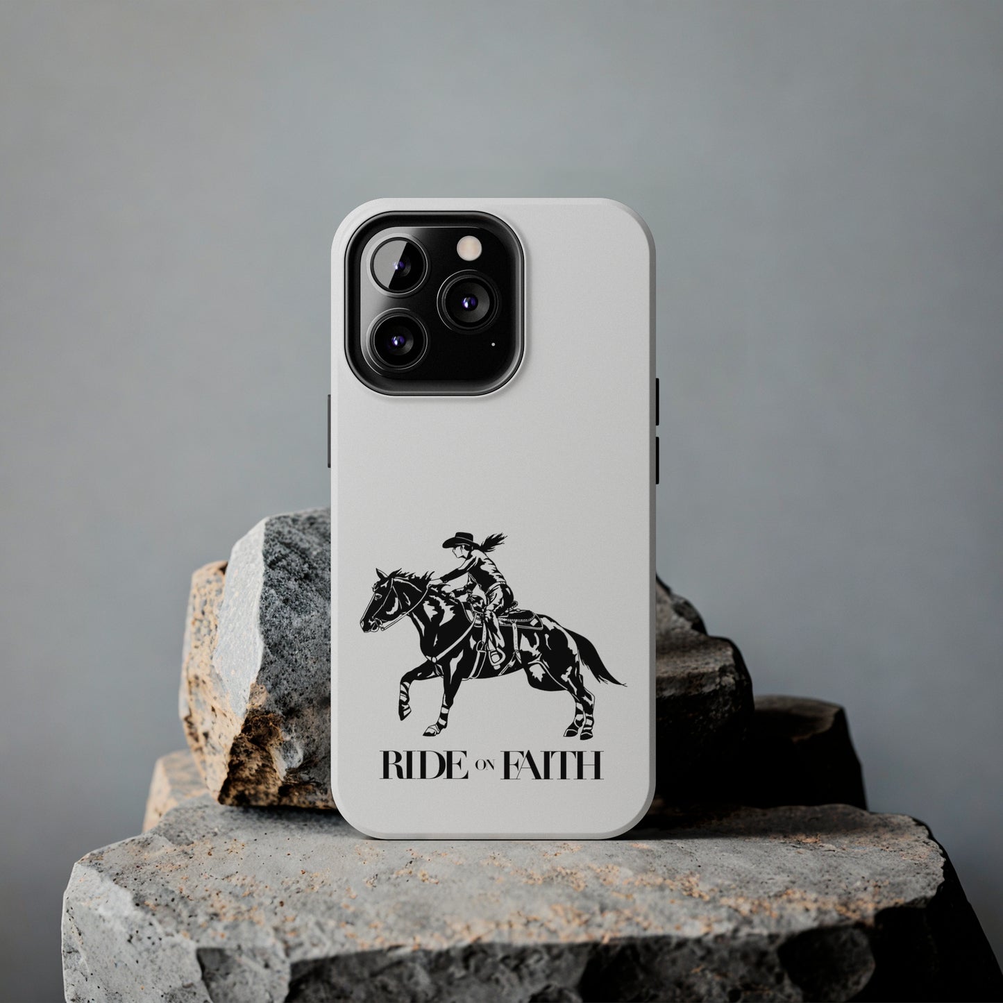 Ride on Faith iPhone Cases