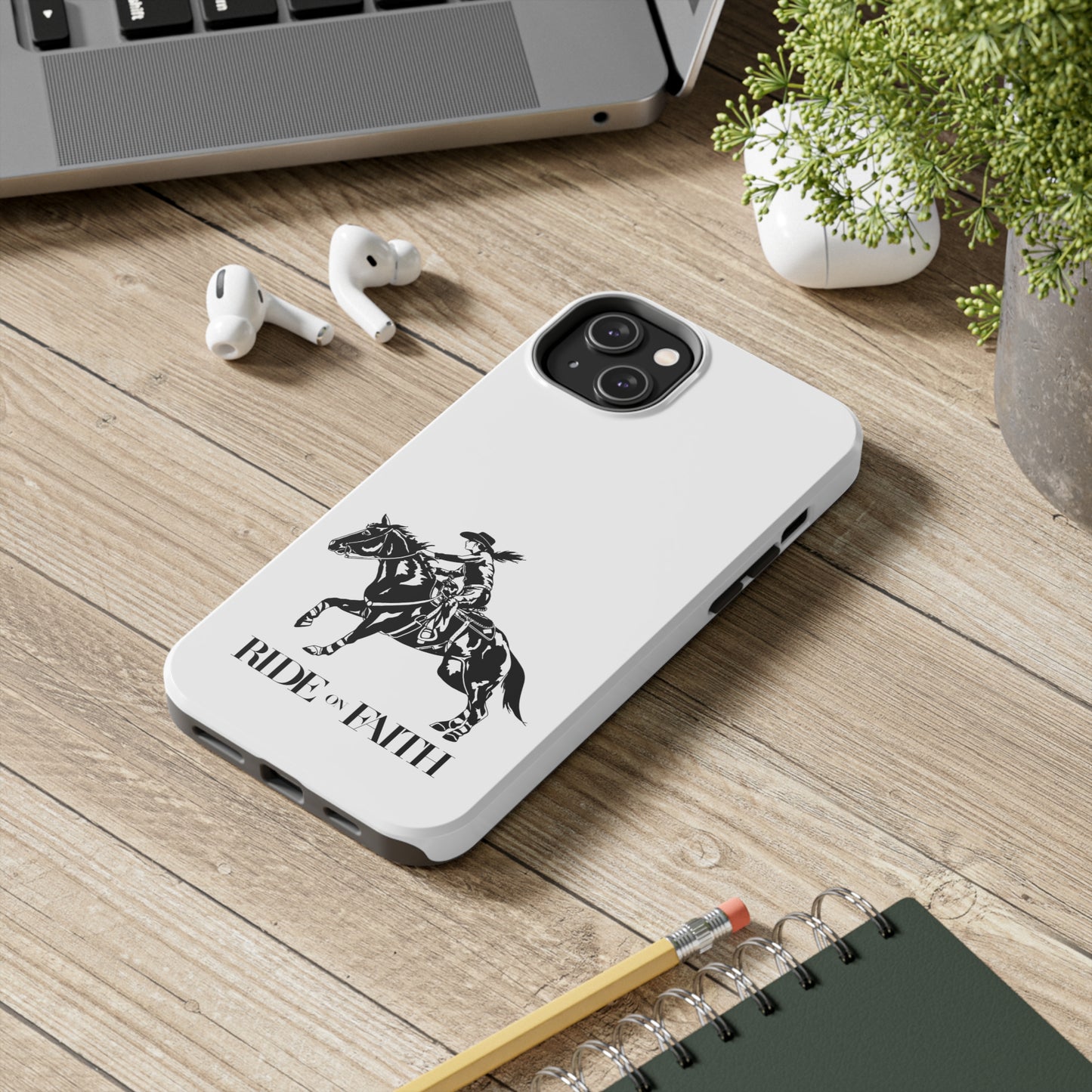 Ride on Faith iPhone Cases