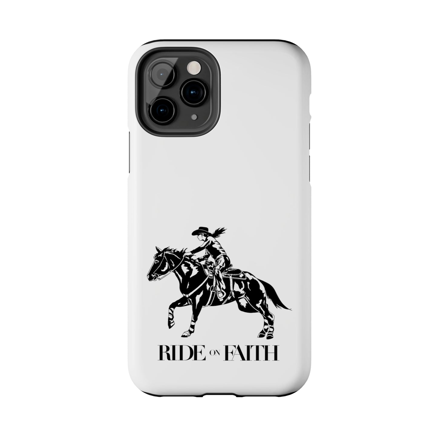 Ride on Faith iPhone Cases