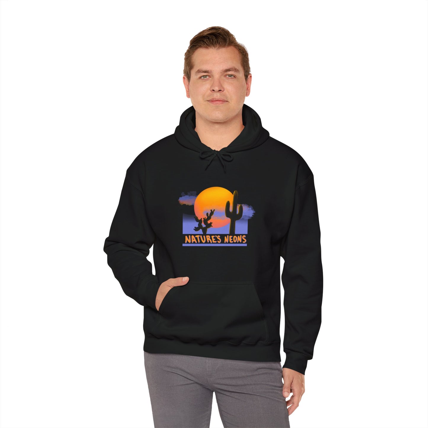 Nature's Neons Unisex Hooded Sweatshirt