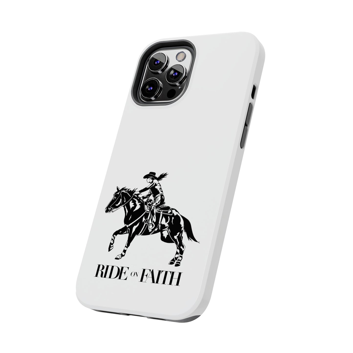 Ride on Faith iPhone Cases