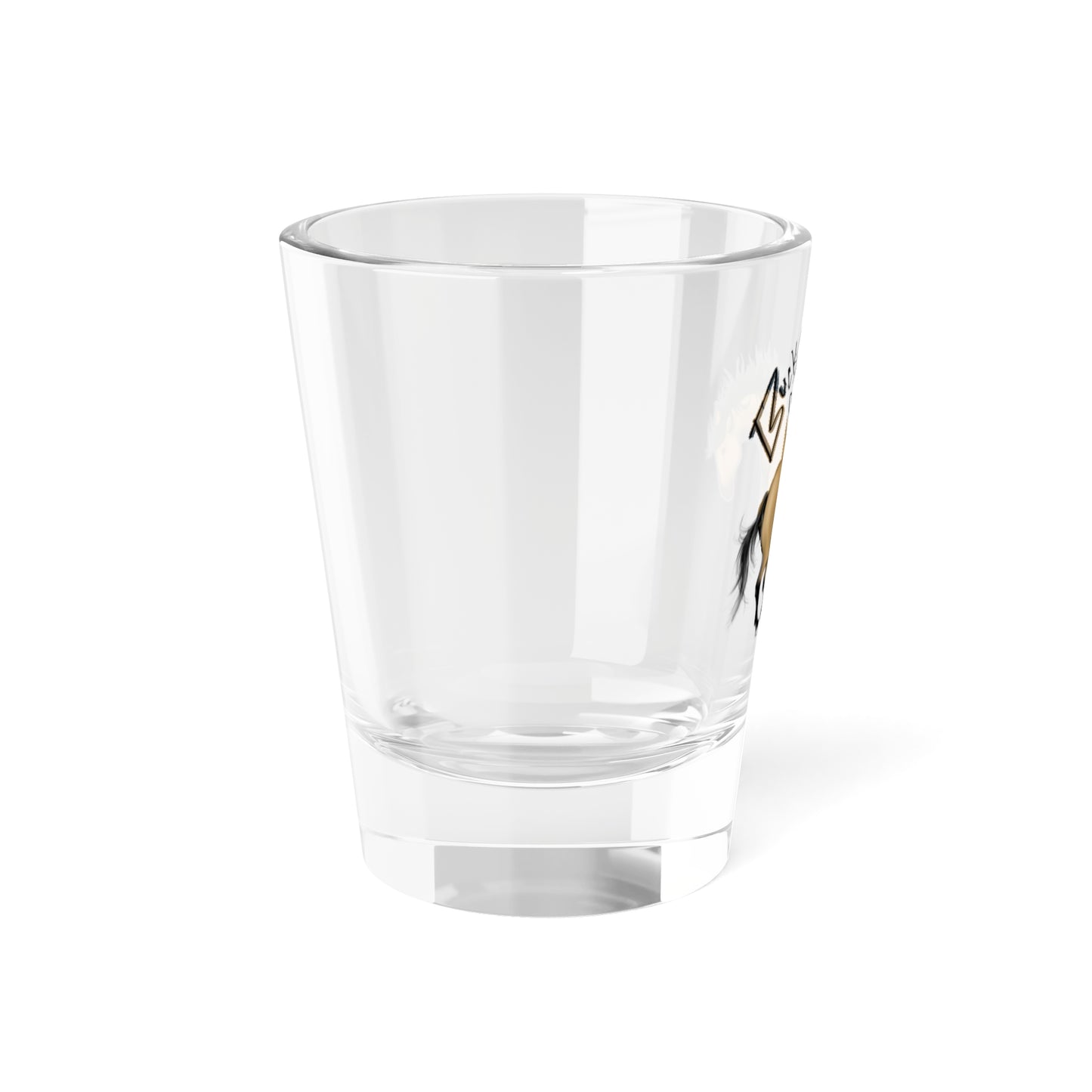 Buck Off Shot Glass