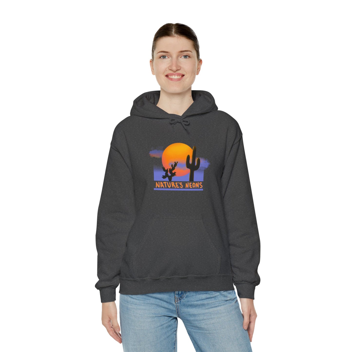 Nature's Neons Unisex Hooded Sweatshirt