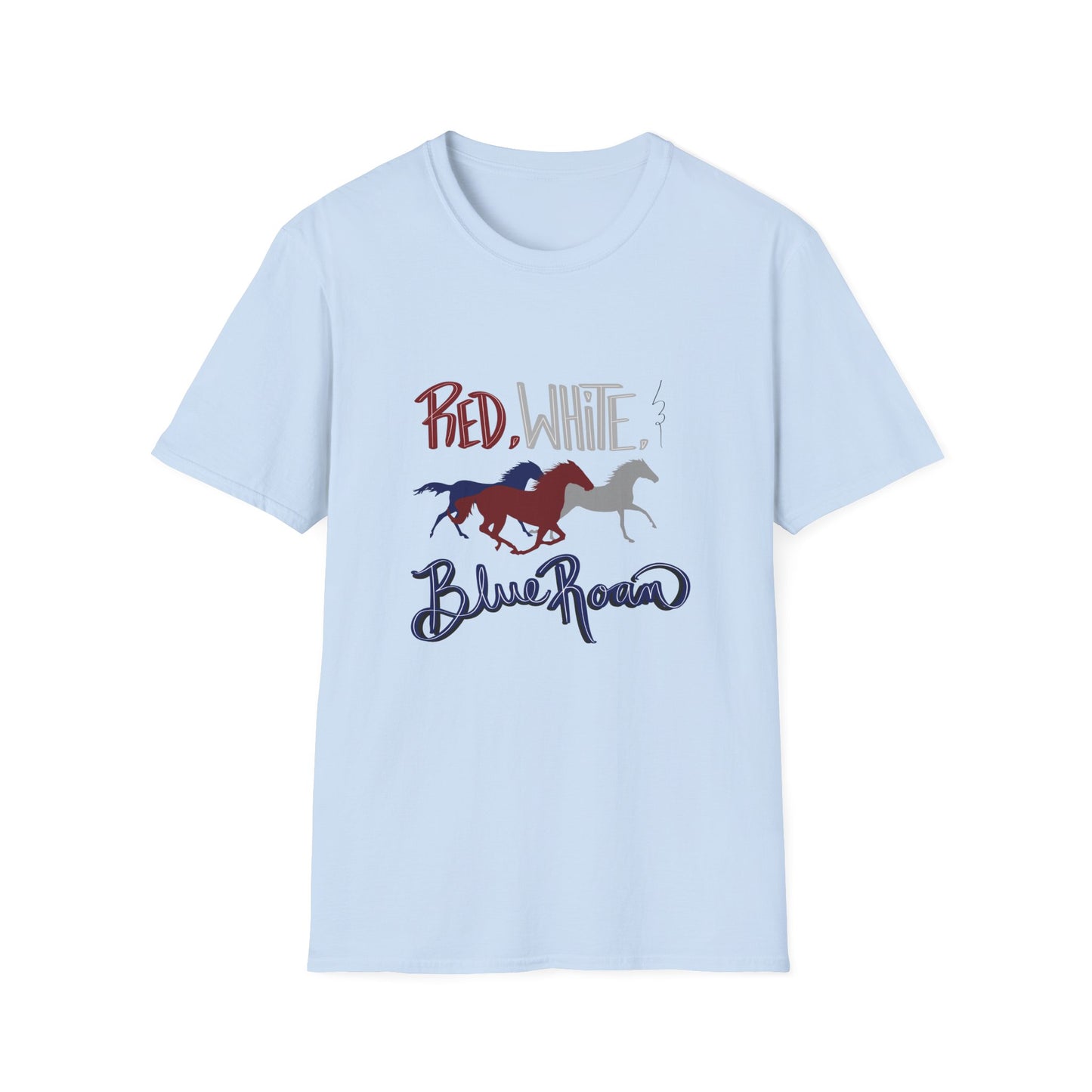 Red, White and Blue Roan Unisex T-Shirt