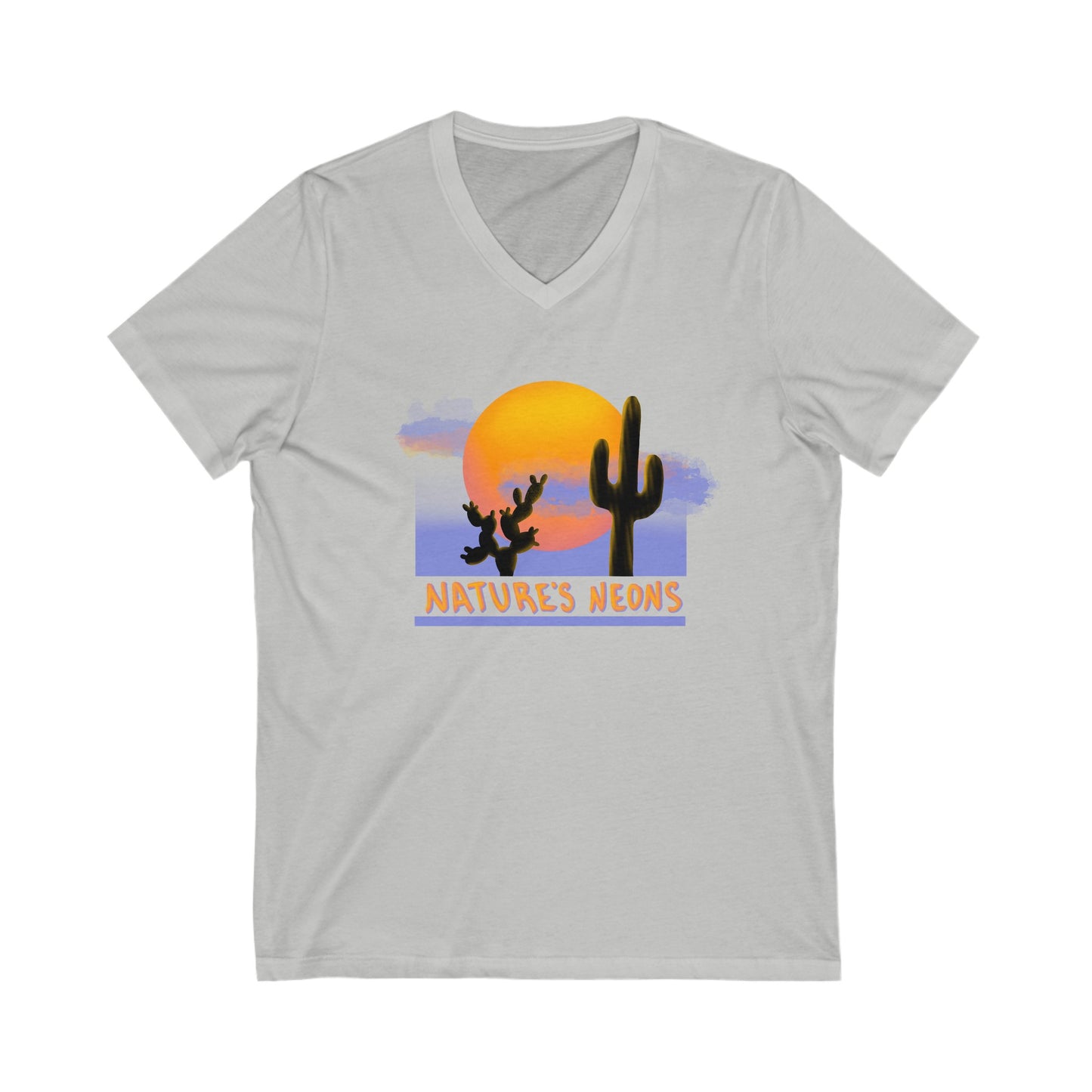 Nature's Neons Unisex V-Neck Tee