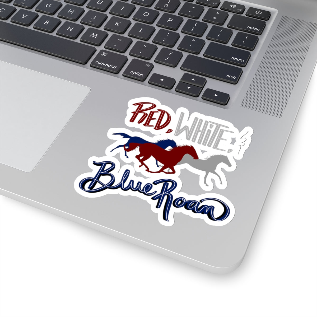 Red, White and Blue Roan Stickers