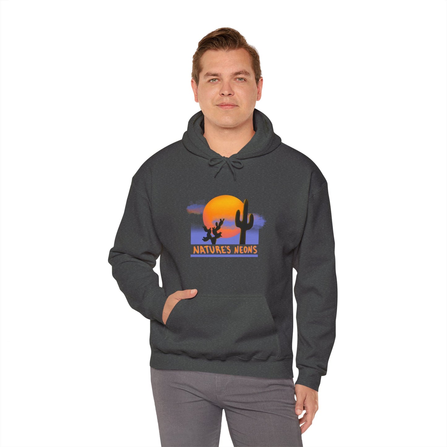 Nature's Neons Unisex Hooded Sweatshirt