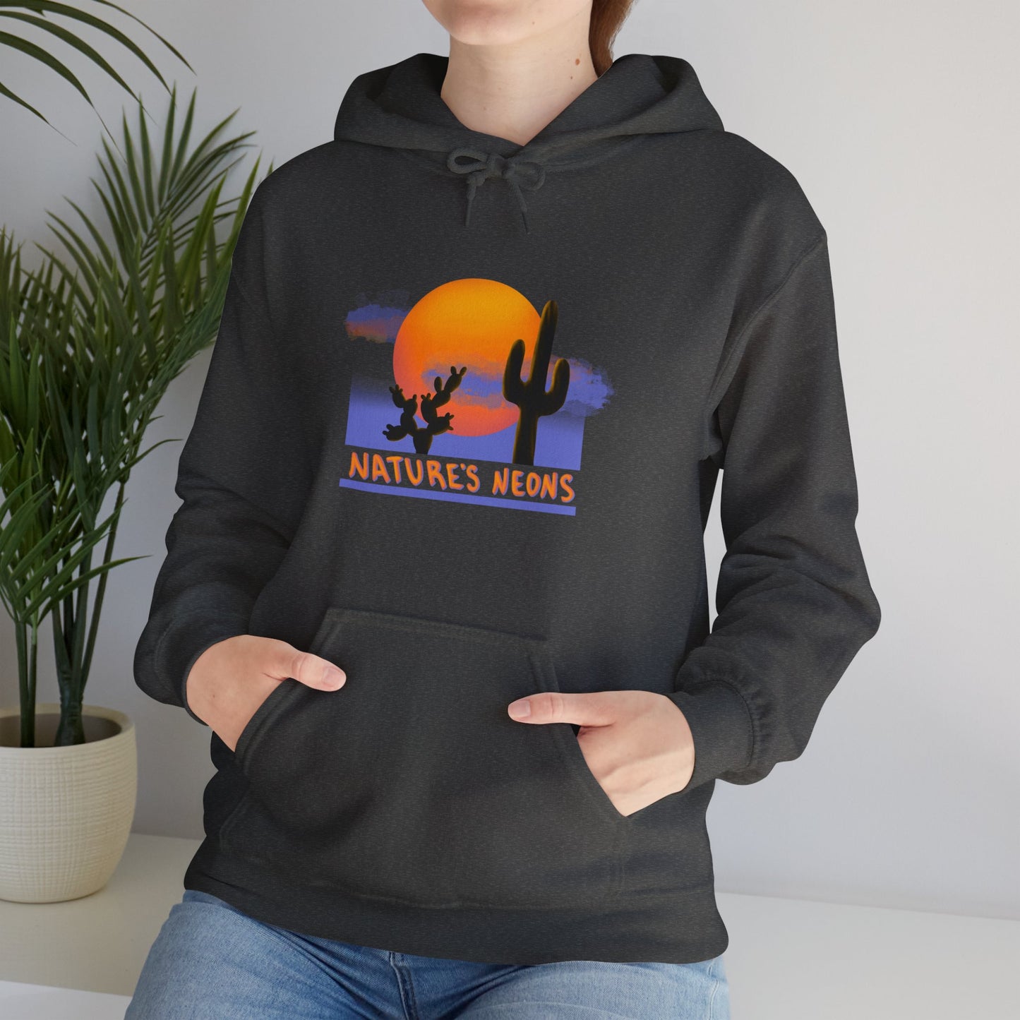 Nature's Neons Unisex Hooded Sweatshirt