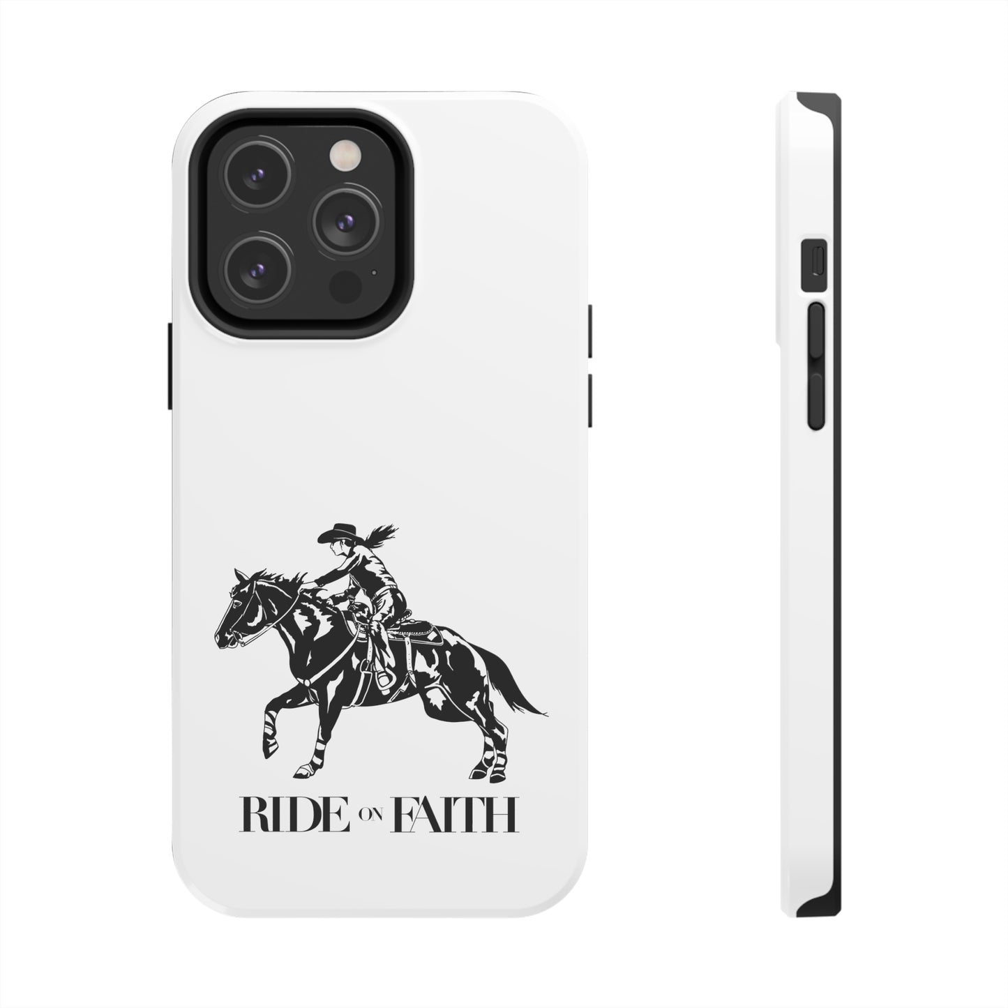 Ride on Faith iPhone Cases