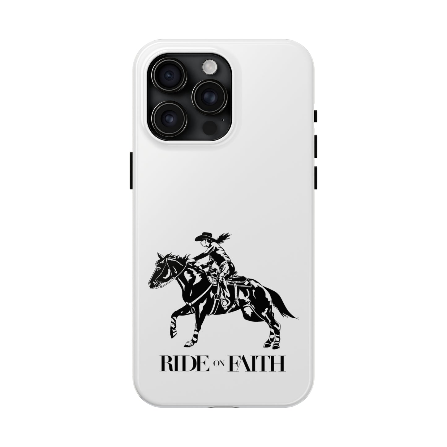 Ride on Faith iPhone Cases