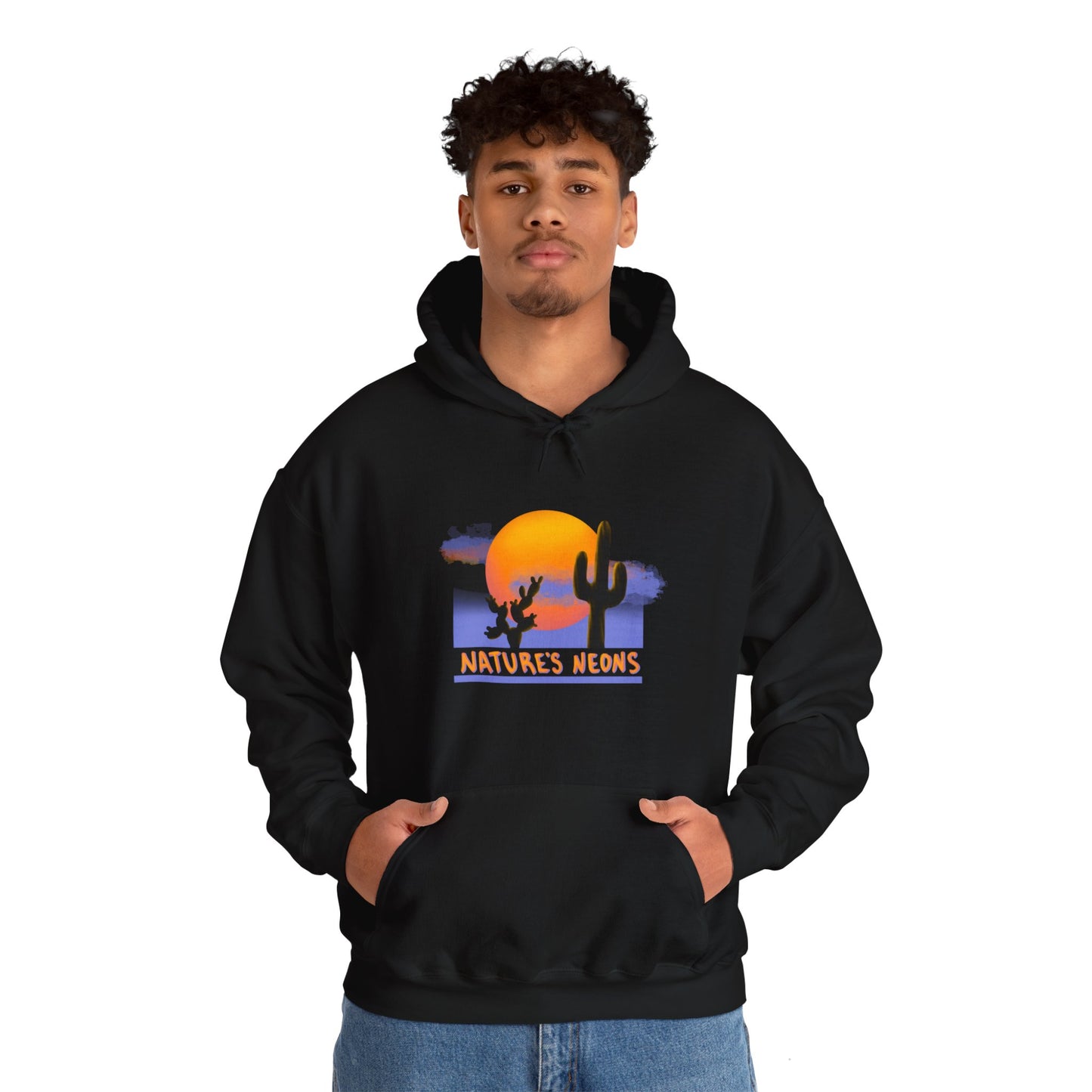 Nature's Neons Unisex Hooded Sweatshirt