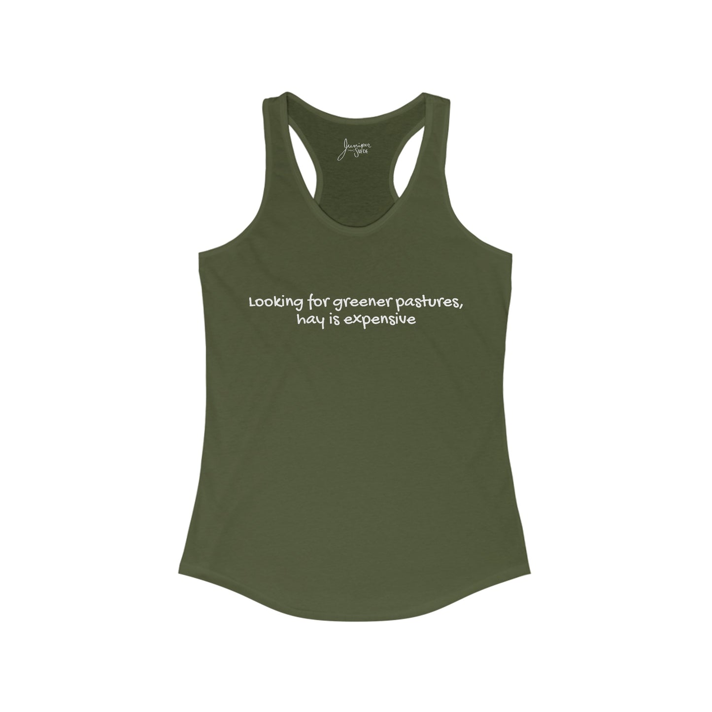 Greener Pastures Women's Racerback Tank