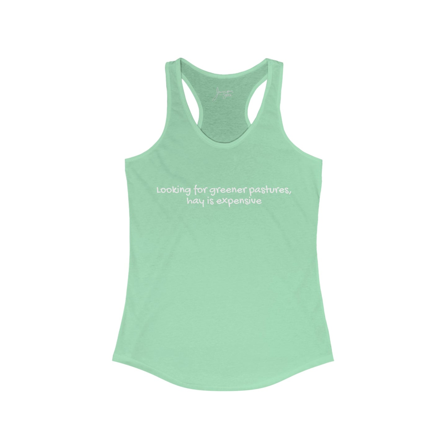 Greener Pastures Women's Racerback Tank