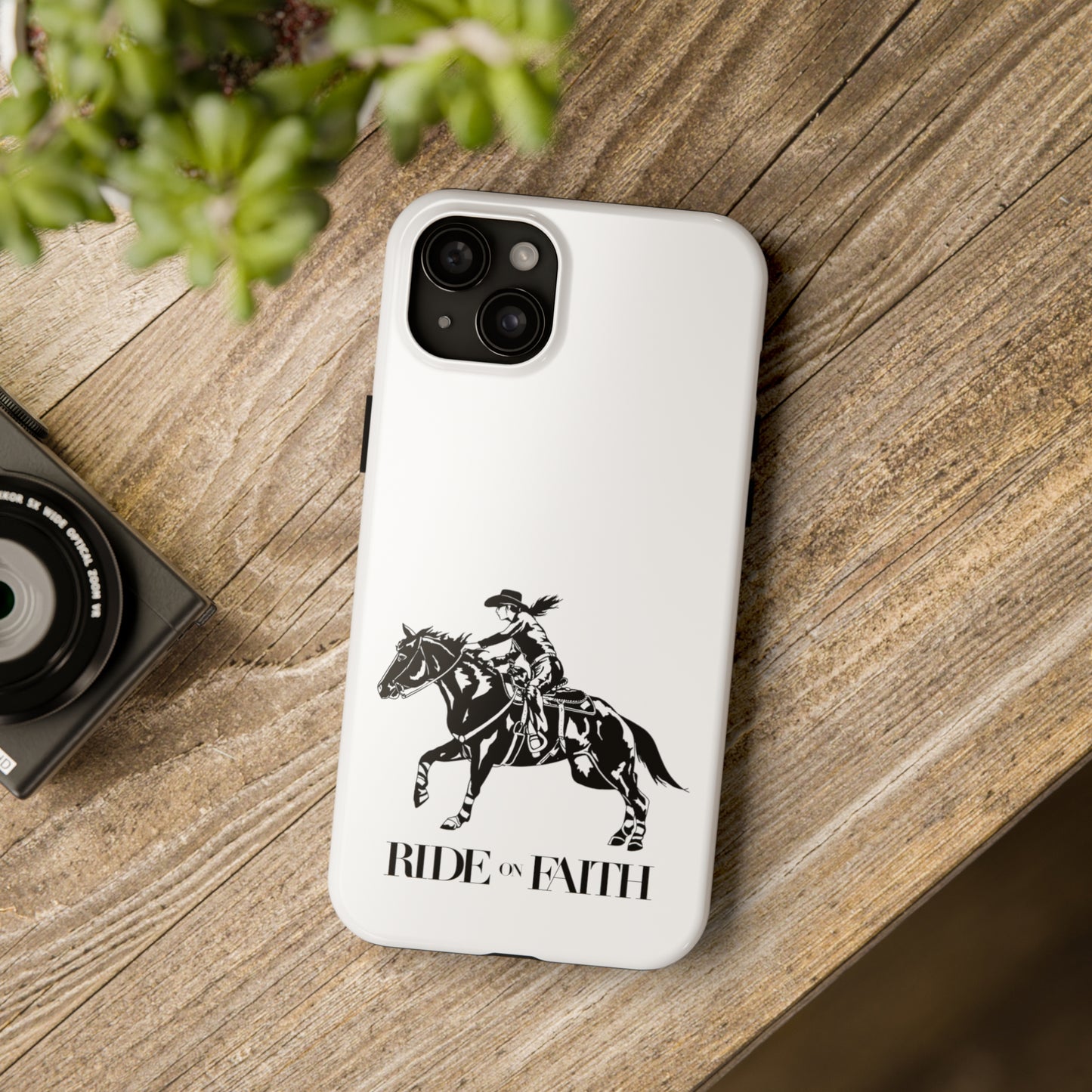 Ride on Faith iPhone Cases