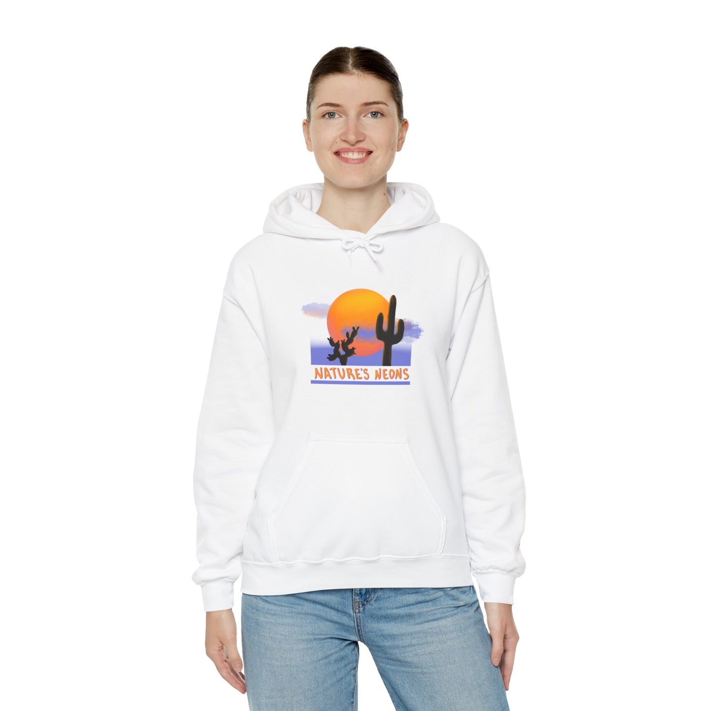 Nature's Neons Unisex Hooded Sweatshirt