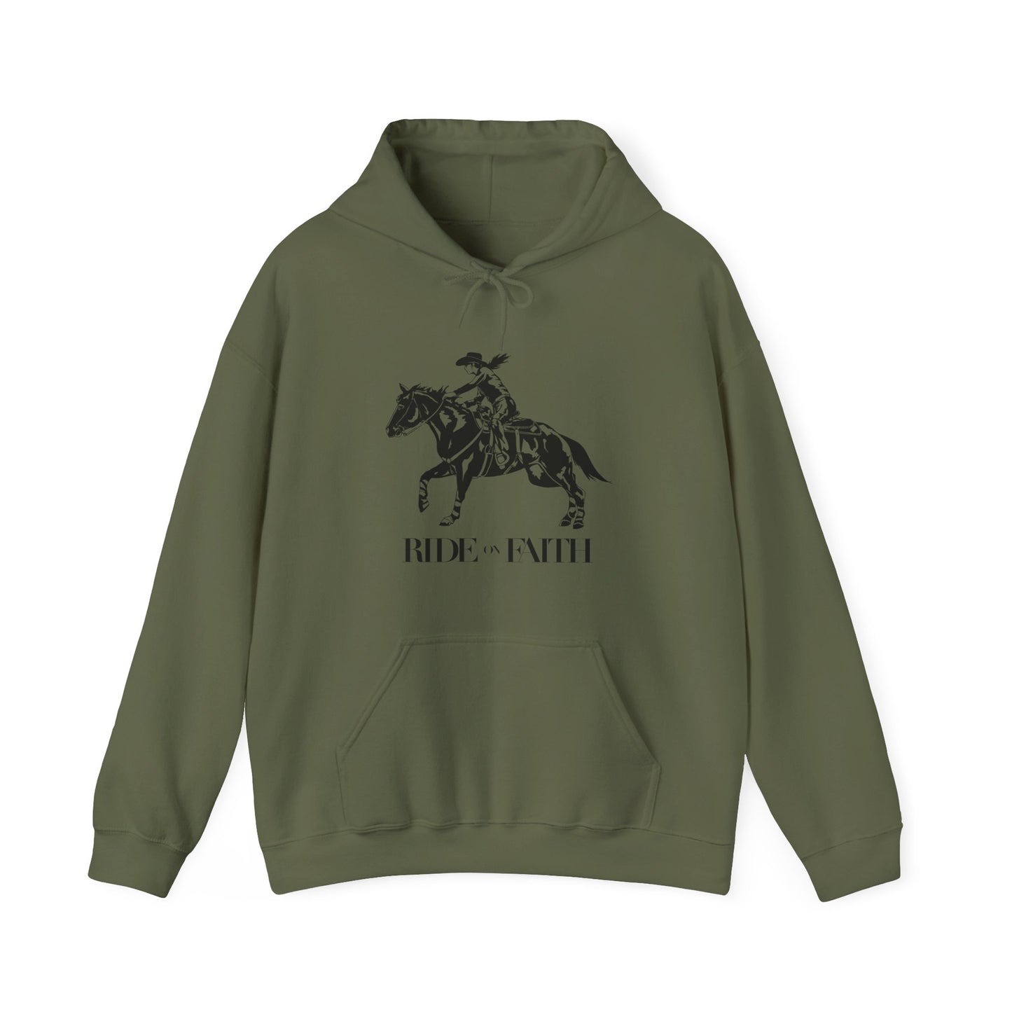 Ride on Faith Unisex Hooded Sweatshirt