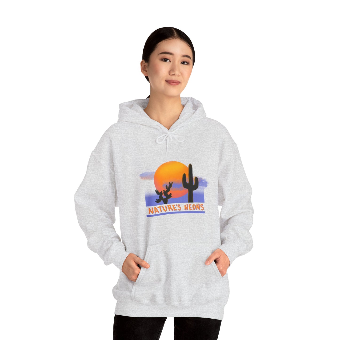 Nature's Neons Unisex Hooded Sweatshirt