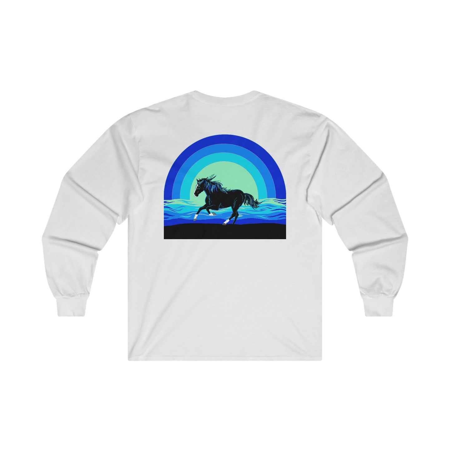 Ocean Blue Long Sleeve Tee