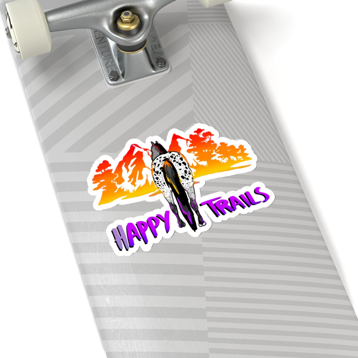 Happy Trails Tropical Stickers