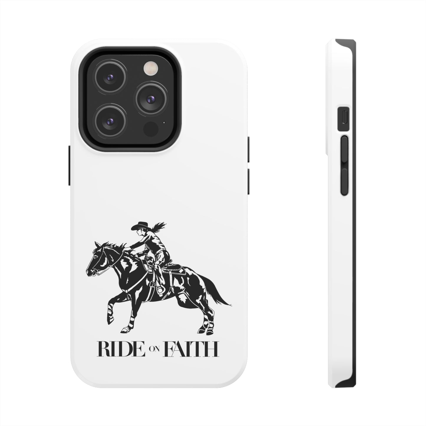 Ride on Faith iPhone Cases