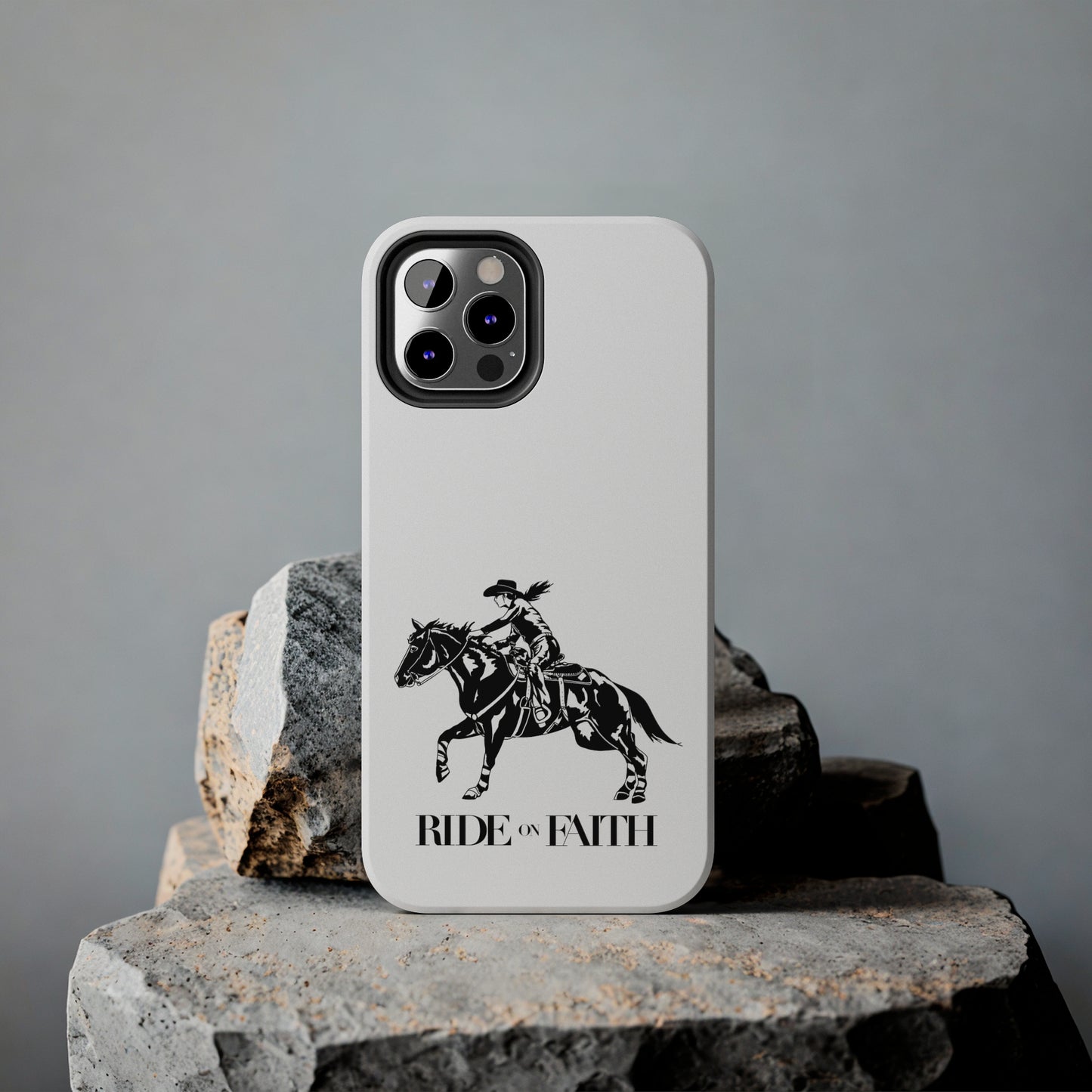 Ride on Faith iPhone Cases