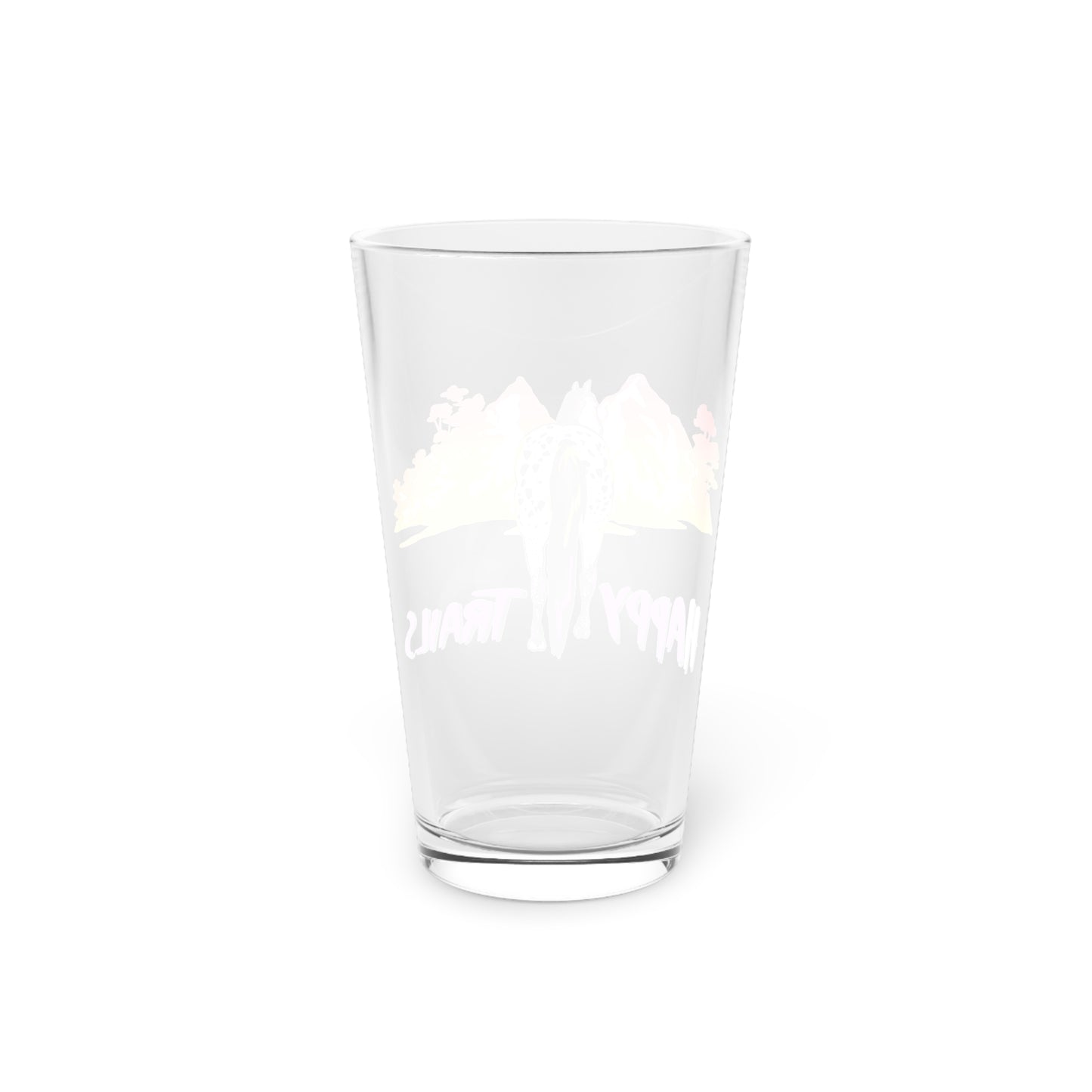 Happy Trails Tropical Pint Glass