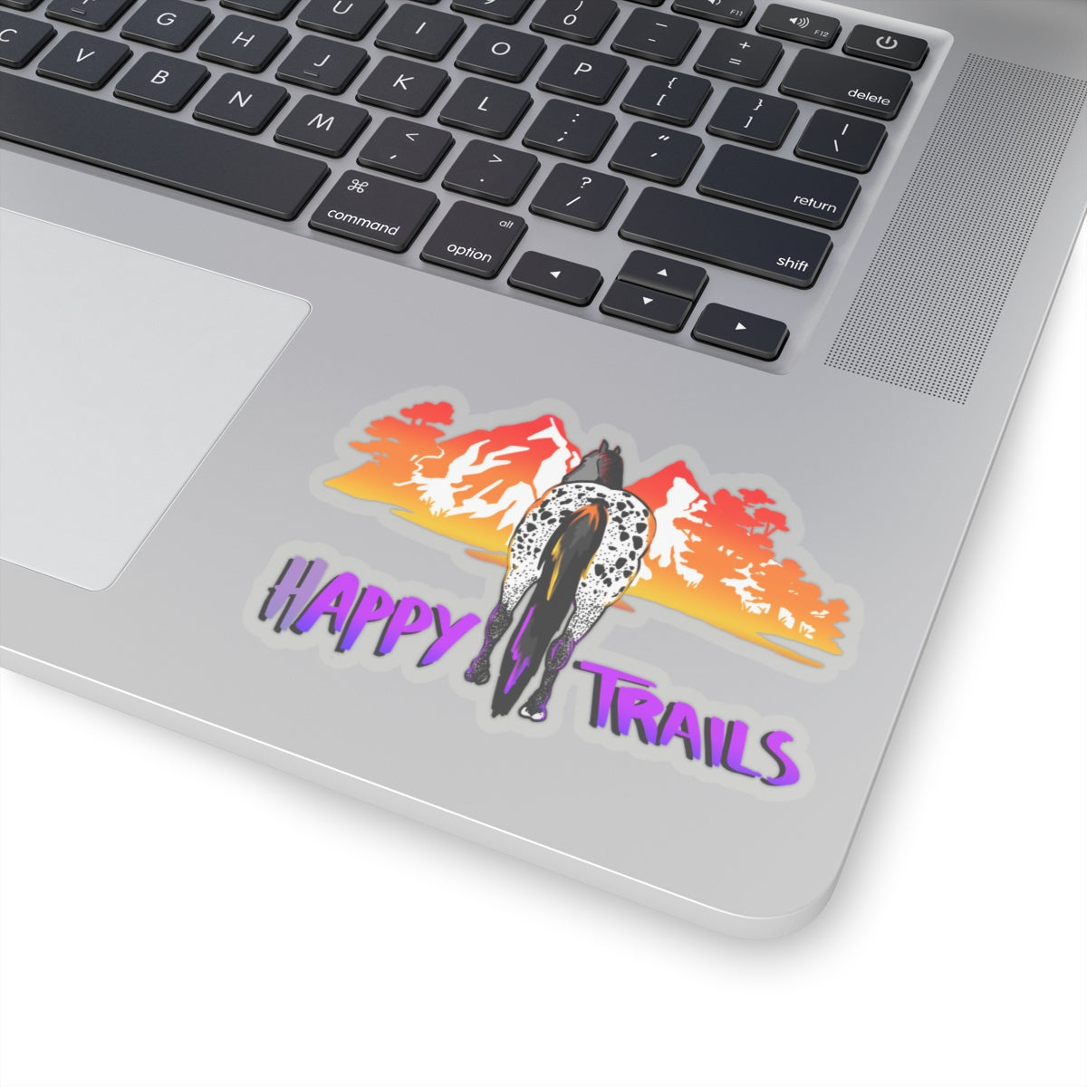 Happy Trails Tropical Stickers