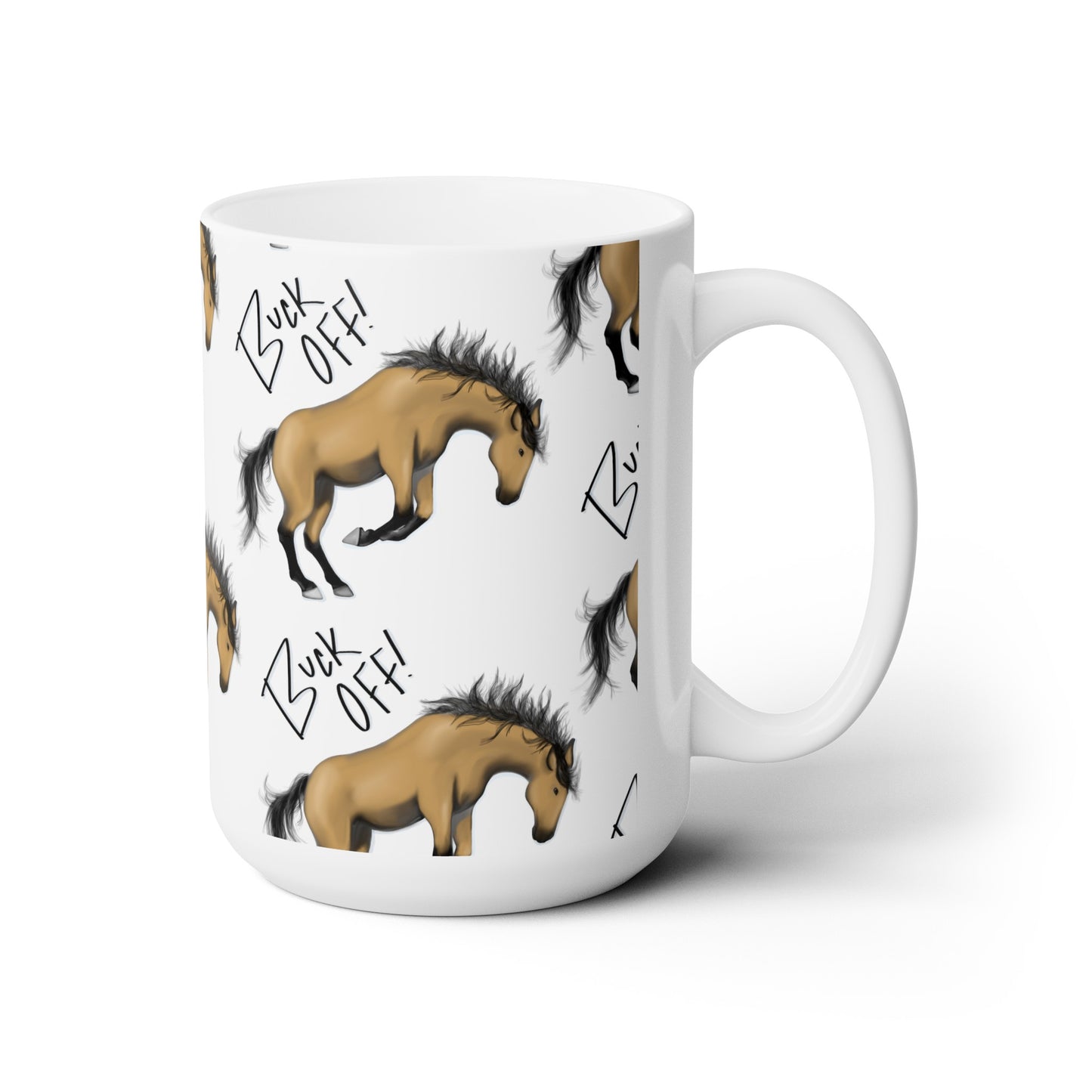 Buck Off Ceramic Mug